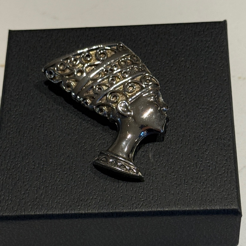 Elegant Silver Brooch